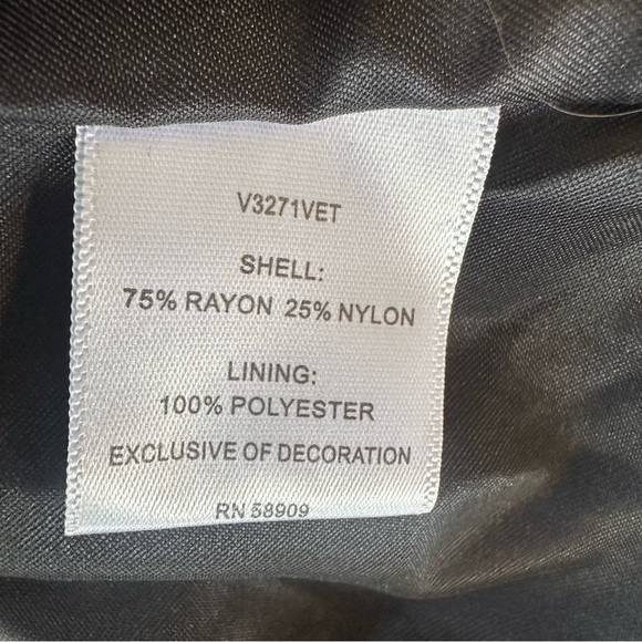 Chelsea & Violet Brown Velvet Wrap Tunic Dress size Medium - Picture 7 of 7